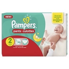 Pampers Mini Pants Size 2 36 Pieces