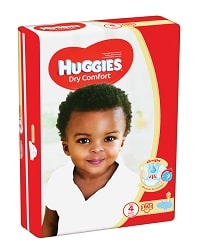 Huggies Dry Comfort Size 4 8-14 kg 60 Pieces