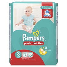 Pampers Pants Size 3 Midi 6-11 kg 9 Pieces