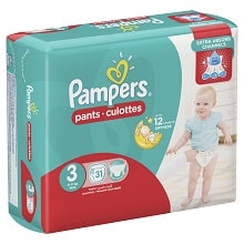 Pampers Pants Size 3 Midi 4-9 kg 31 Pieces