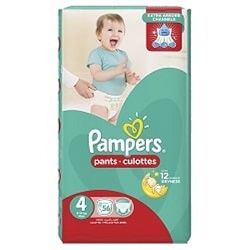 Pampers Pants Size 4 Maxi 7-18 kg 56 Pieces